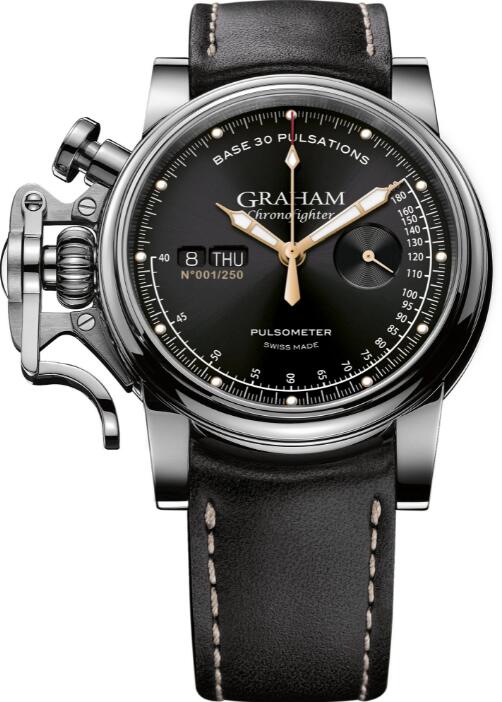Replica Graham Watch 2CVCS.B20A Chronofighter Vintage Pulsometer Black Replica Graham Watch 2CVCS.B20A Chronofighter Vintage Pulsometer Black
